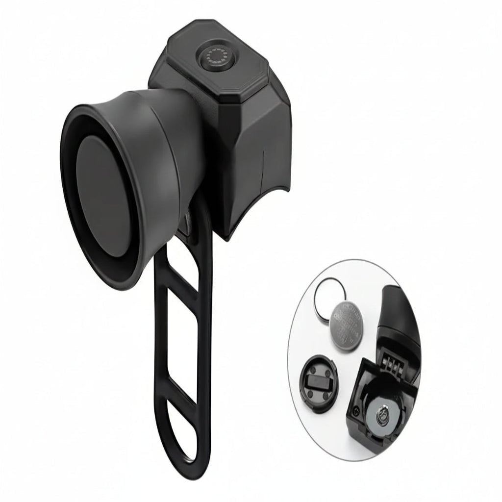 Compact Geometric Bicycle Bell | Handlebar Mount Rotating Ringer Cycling Use-Bike Bell/Horn-Homefinn