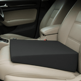 Contoured Solid Seat Cushion | Wedge Shape Raised Profile Vehicle Use