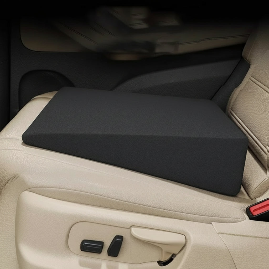 Contoured Solid Seat Cushion | Wedge Shape Raised Profile Vehicle Use-Car Seat Cushion-Homefinn