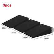 Contoured Solid Seat Cushion | Wedge Shape Raised Profile Vehicle Use-Car Seat Cushion-Homefinn
