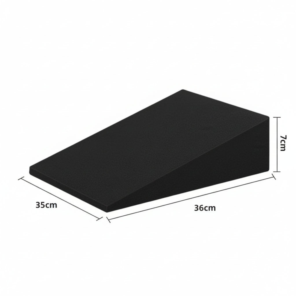 Contoured Solid Seat Cushion | Wedge Shape Raised Profile Vehicle Use-Car Seat Cushion-Homefinn