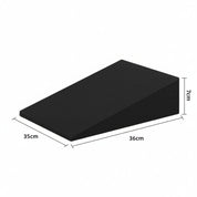 Contoured Solid Seat Cushion | Wedge Shape Raised Profile Vehicle Use-Car Seat Cushion-Homefinn