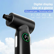 2-in-1 Tragbarer Druckluft-Staubsauger und Bläser mit LED-Licht (7500mAh) - AirMaster - Image 2