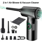 2-in-1 Tragbarer Druckluft-Staubsauger und Bläser mit LED-Licht (7500mAh) - AirMaster - Image 8