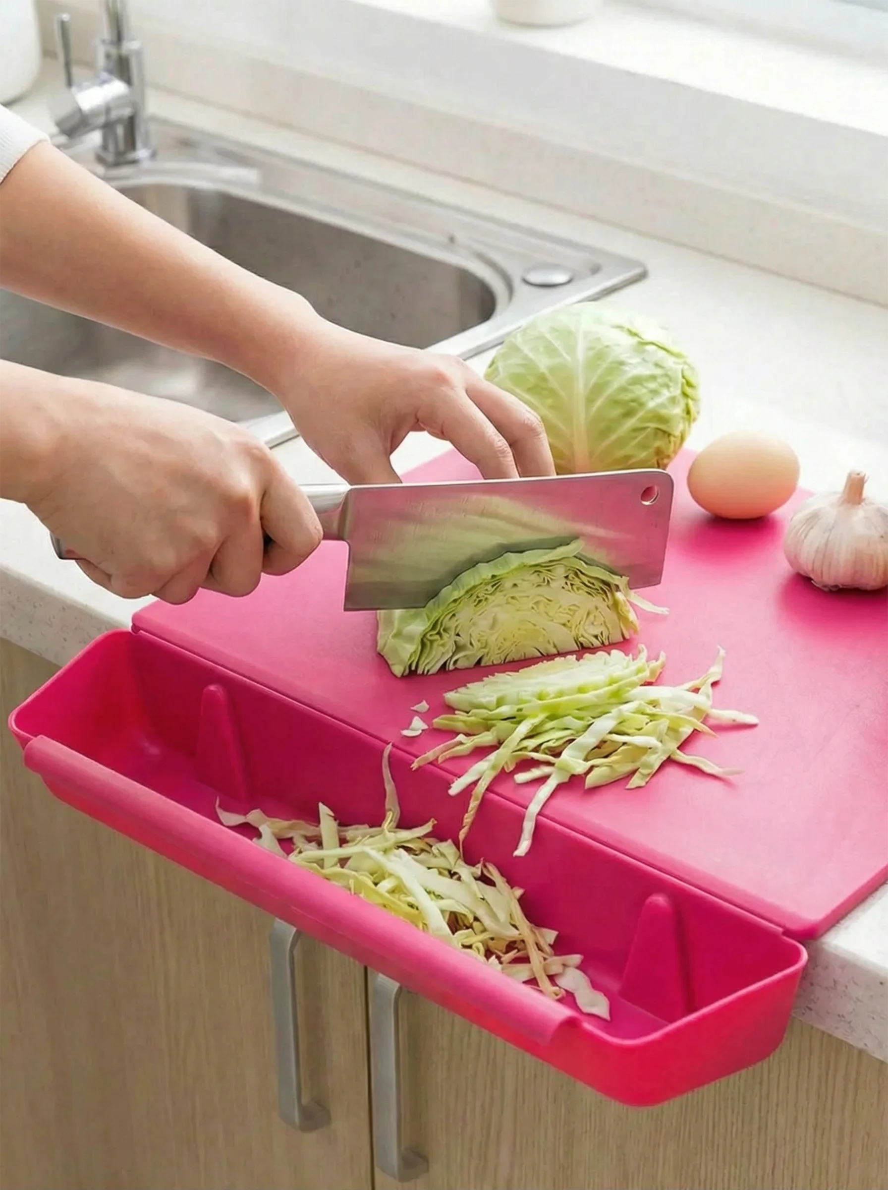 Cutting Board With Container Tray | Integrated Prep Design-Cutting Board-Homefinn