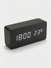 Desk Clocks | Digital Alarm Clock Wooden Style-Clock-Homefinn