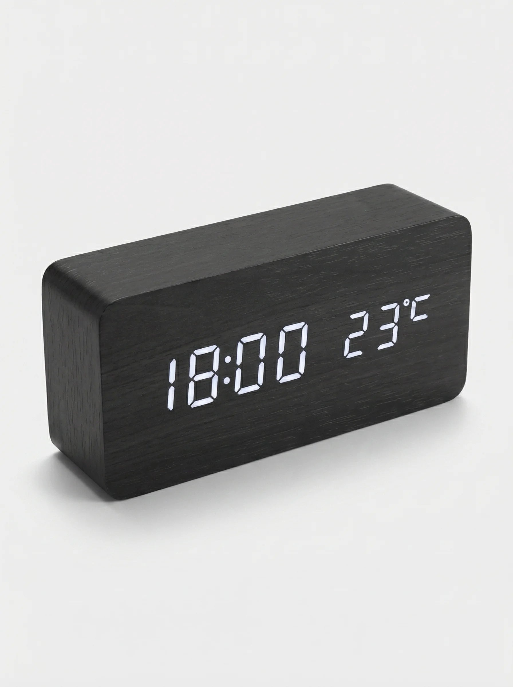 Desk Clocks | Digital Alarm Clock Wooden Style-Clock-Homefinn