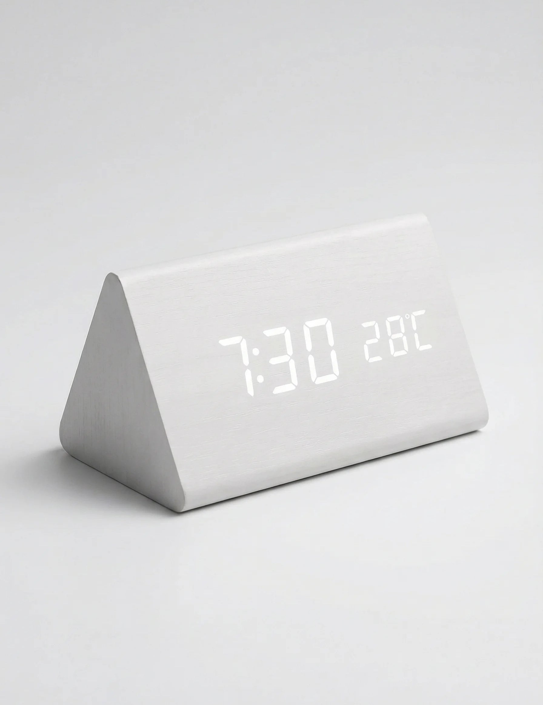 Desk Clocks | Digital Alarm Clock Wooden Style-Clock-Homefinn