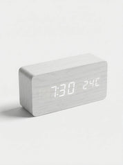 Desk Clocks | Digital Alarm Clock Wooden Style-Clock-Homefinn