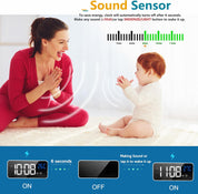 Digital Calendar Clock | Large Display Reminder Clock-Clock-Homefinn