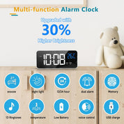 Digital Calendar Clock | Large Display Reminder Clock-Clock-Homefinn