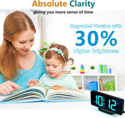 Digital Calendar Clock | Large Display Reminder Clock-Clock-Homefinn