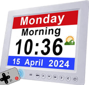 Digital Calendar Clock | Large Display Reminder Clock-Clock-Homefinn