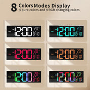 Digital Wall Clock | LED Alarm Calendar Clock-Wall Clock-Homefinn