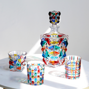 Confetti Glassware | Mosaic Cocktail Glass-Glass-Homefinn