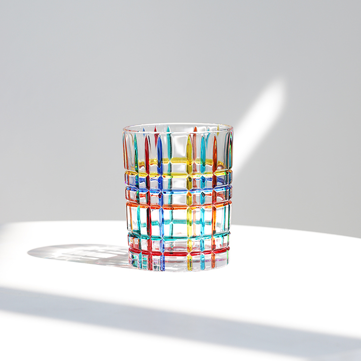 Confetti Glassware | Mosaic Cocktail Glass-Glass-Homefinn
