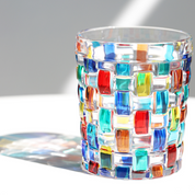 Confetti Glassware | Mosaic Cocktail Glass-Glass-Homefinn