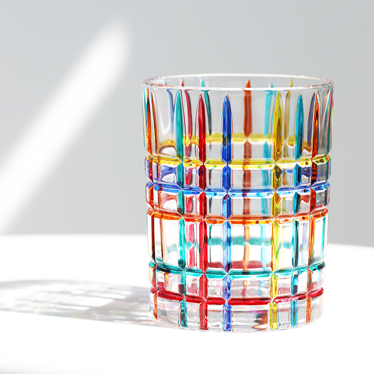 Confetti Glassware | Mosaic Cocktail Glass-Glass-Homefinn