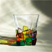 Confetti Glassware | Mosaic Cocktail Glass-Glass-Homefinn