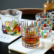 Confetti Glassware | Mosaic Cocktail Glass-Glass-Homefinn