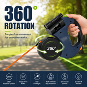 10FT Dual Retractable Dog Leash with Flashlight - Image 7