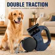 10FT Dual Retractable Dog Leash with Flashlight - Image 5