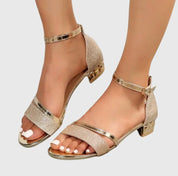 Women Heeled Sandals | Elegant Summer Shoes-Women Sandals-Homefinn