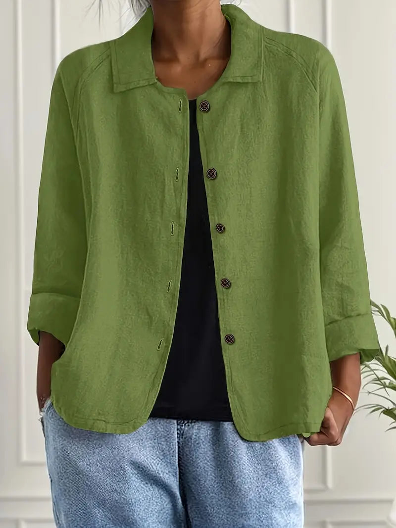 Shacket Women | Button Up Jacket-Women Jacket-Homefinn