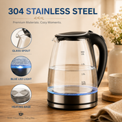 1.8L Electric Glass Kettle with LED Illumination - Image 7