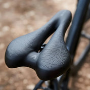 Ergonomic Contour Bicycle Saddle | Central Channel Textured Surface Cycling Use-Bike Saddle-Homefinn