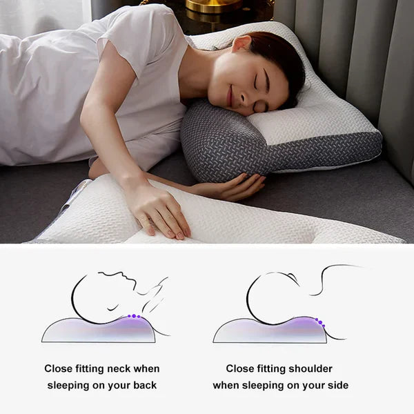 Ergonomic Neck Pillow Cervical Support for Side and Back Sleepers - Image 2