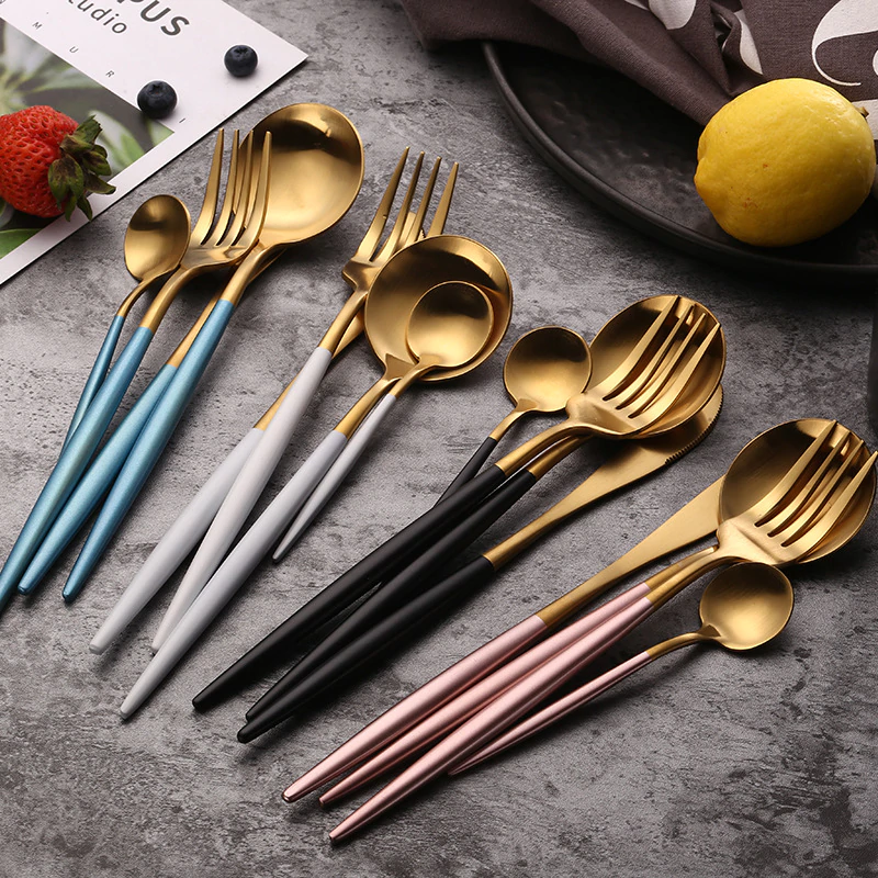 Cutlery Set | Modern Dining Utensil Set-Cutlery-Homefinn
