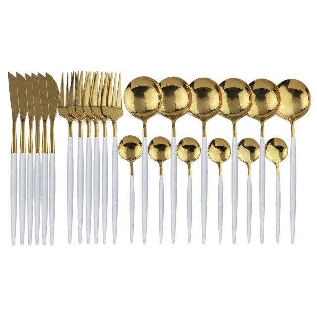Cutlery Set | Modern Dining Utensil Set-Cutlery-Homefinn