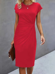 Bridesmaid Dress | Cocktail Midi Dress-Women Dress-Homefinn