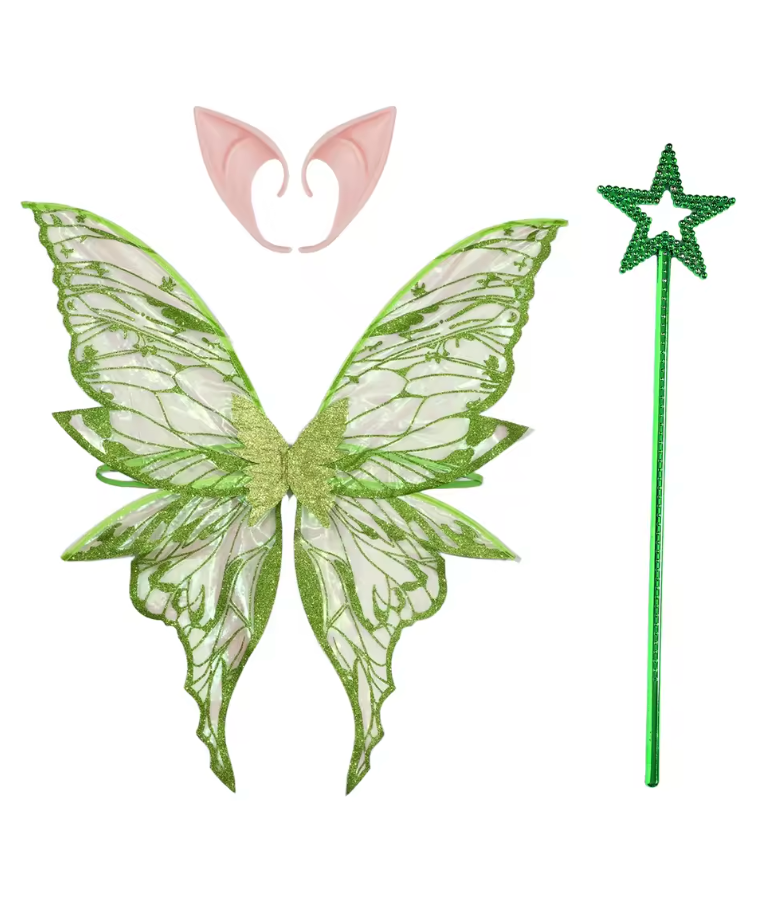 Fairy Wing Costume Set | Butterfly Wings Dress Up Accessory