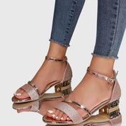 Women Heeled Sandals | Elegant Summer Shoes-Women Sandals-Homefinn