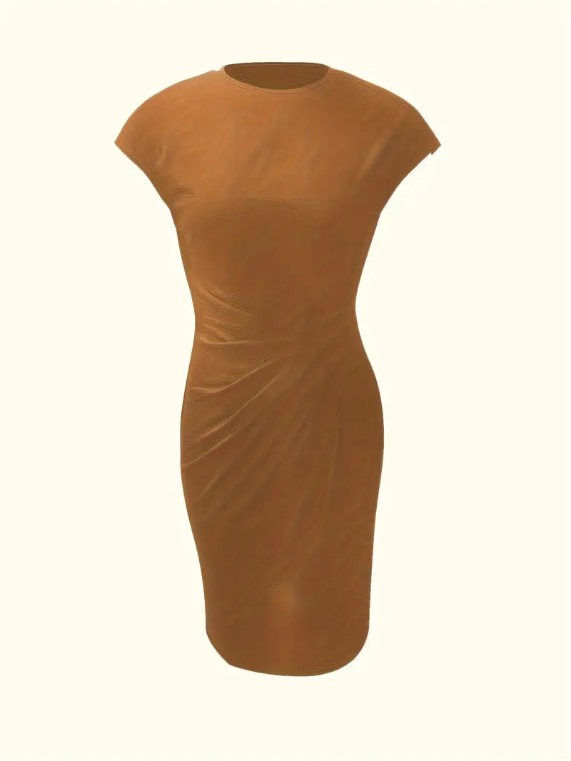 Bridesmaid Dress | Cocktail Midi Dress-Women Dress-Homefinn