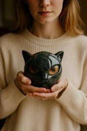 Cat Ornament | Gothic Home Decor-Figurine-Homefinn