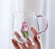 Floral Rose Glassware Collection | Stemmed Drinkware Dining Entertaining Use-Glassware-Homefinn