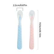 2-in-1 Silicone Baby Spoon - TinyTasties - Image 11
