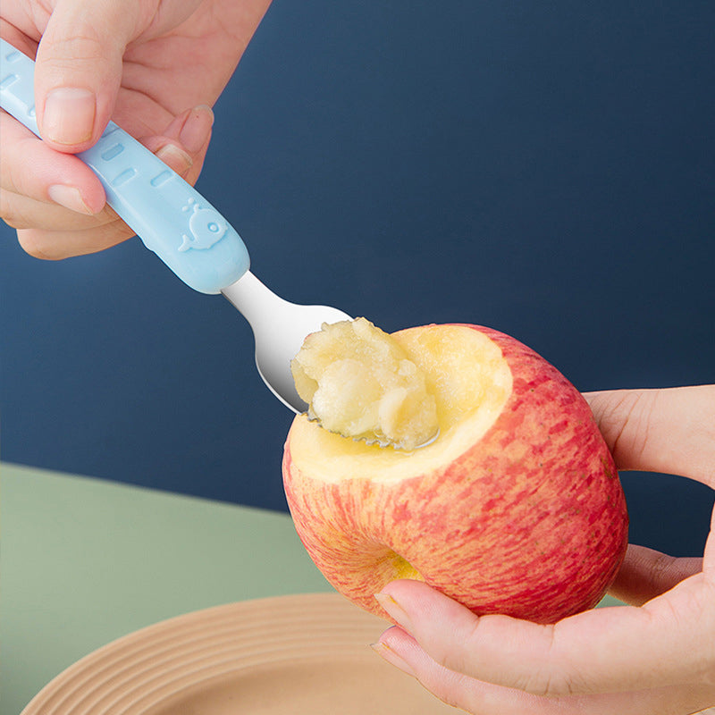 2-in-1 Silicone Baby Spoon - TinyTasties - Image 5