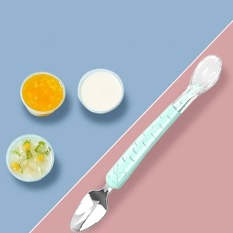 2-in-1 Silicone Baby Spoon - TinyTasties - Image 10