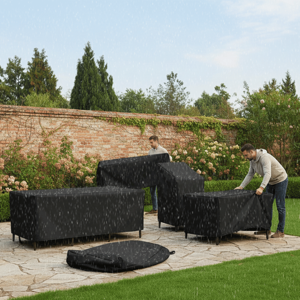 Garden Furniture Covers | Outdoor Furniture Waterproof Cover-Furniture Cover-Homefinn