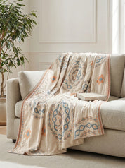 Bed Quilt Blanket | Geometric Pattern Layout-Blanket-Homefinn