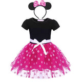 Girl's Costume Dress | Bow Headband Tutu Party Wear