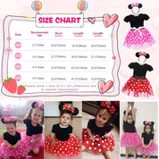Girl's Costume Dress | Bow Headband Tutu Party Wear