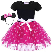 Girl's Costume Dress | Bow Headband Tutu Party Wear