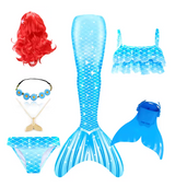 Girls' Mermaid Costume Set | Fantasy Dress Up Play