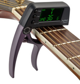 Guitar Capo With Digital Tuner | Clip On Guitar Accessory