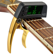 Guitar Capo With Digital Tuner | Clip On Guitar Accessory